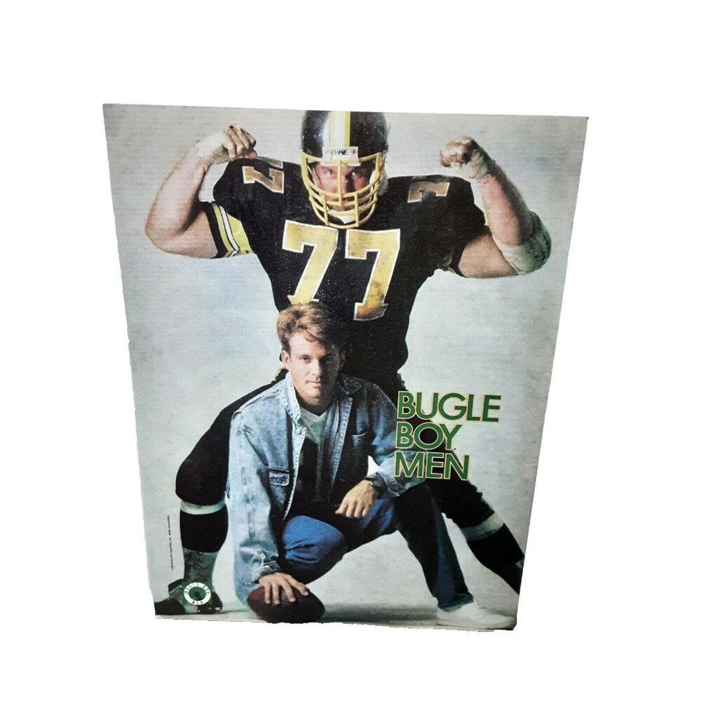 1987 Bugle Boy Men Clothing Original Print Ad Vintage 80s